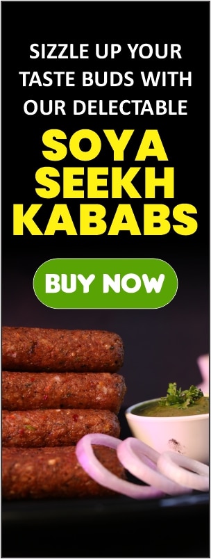 Soya Seekh Kabab